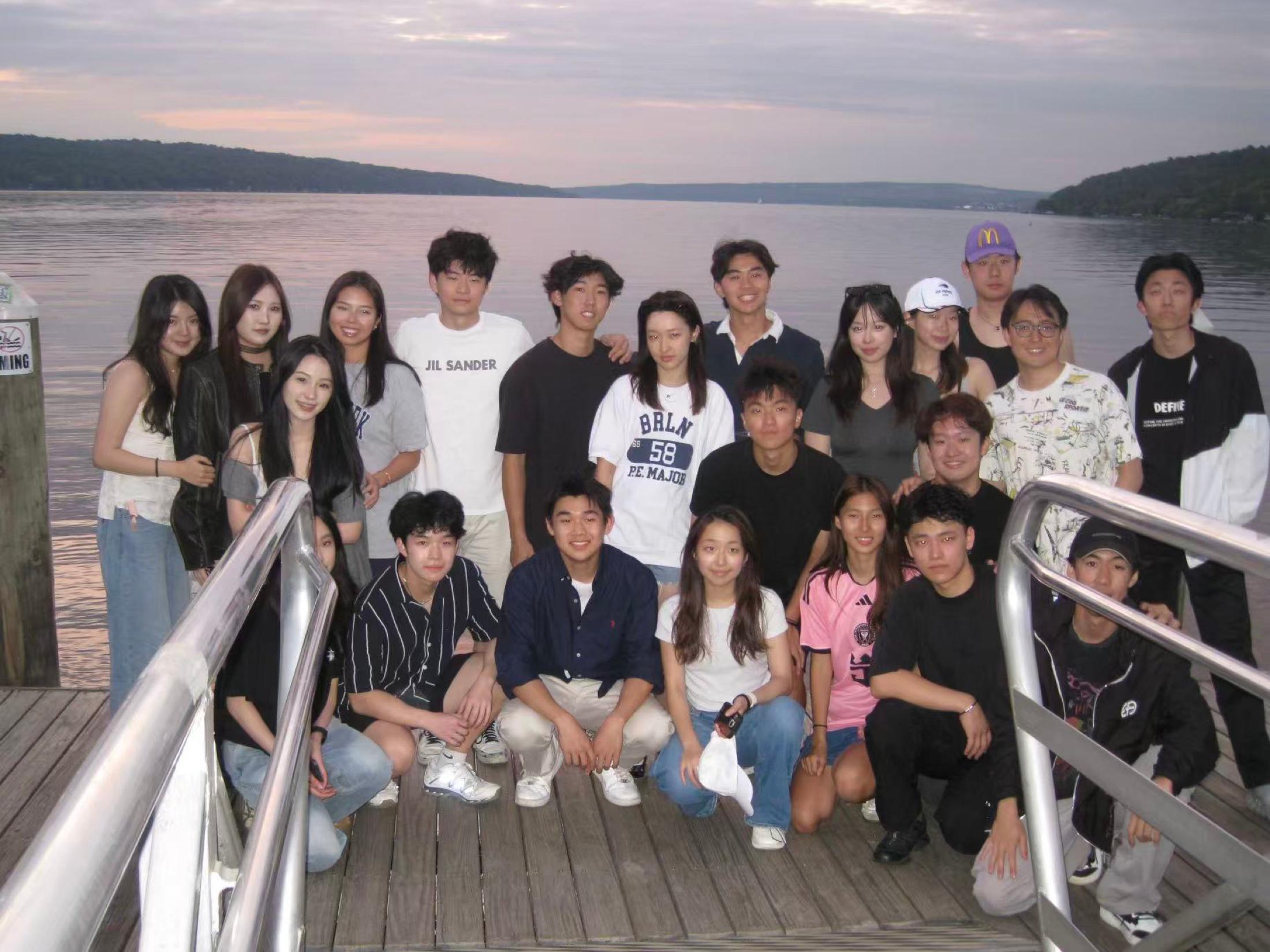 MCSA members gathered outdoors during the Fall ’25 BBQ