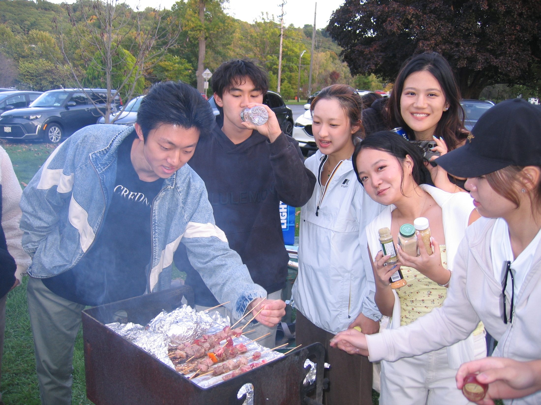 MCSA members gathered outdoors at the Fall ’24 BBQ